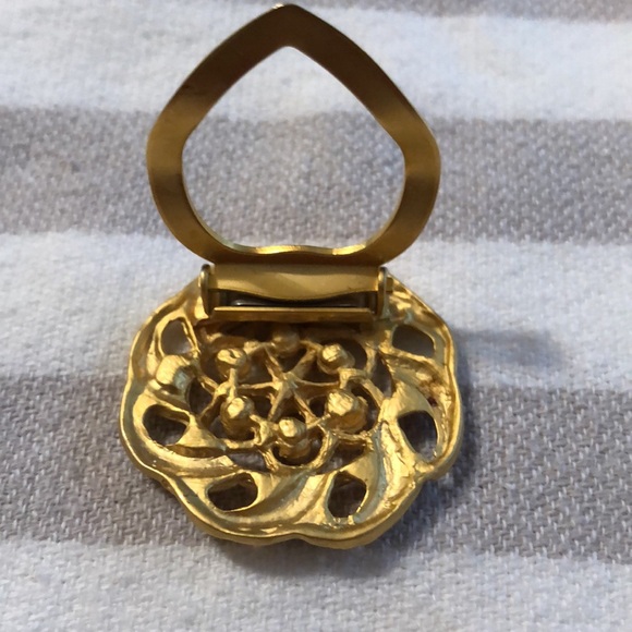 Vintage Scarf Ring Gold - Picture 4 of 4